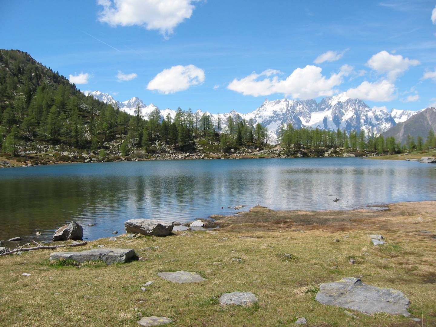 lago d'arpy la thuile valle d'aosta italy